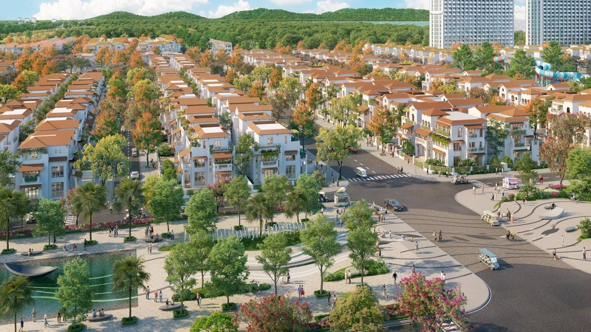 Phân khu thấp tầng Casa điểm đến an cư và đầu tư bền vững.(Ảnh phối cảnh: Sun Property)