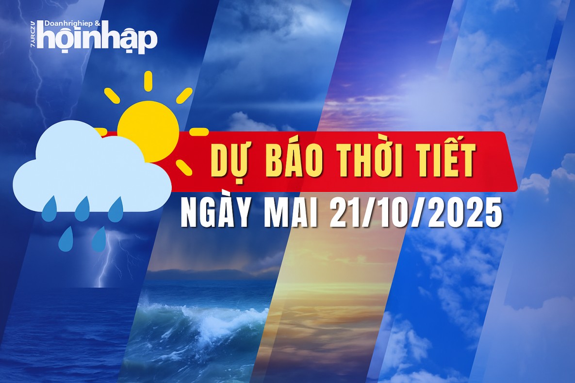 Thời tiết ngày mai 21/10/2025: Bắc Bộ ngày nắng, đêm lạnh, vùng núi có nơi rét