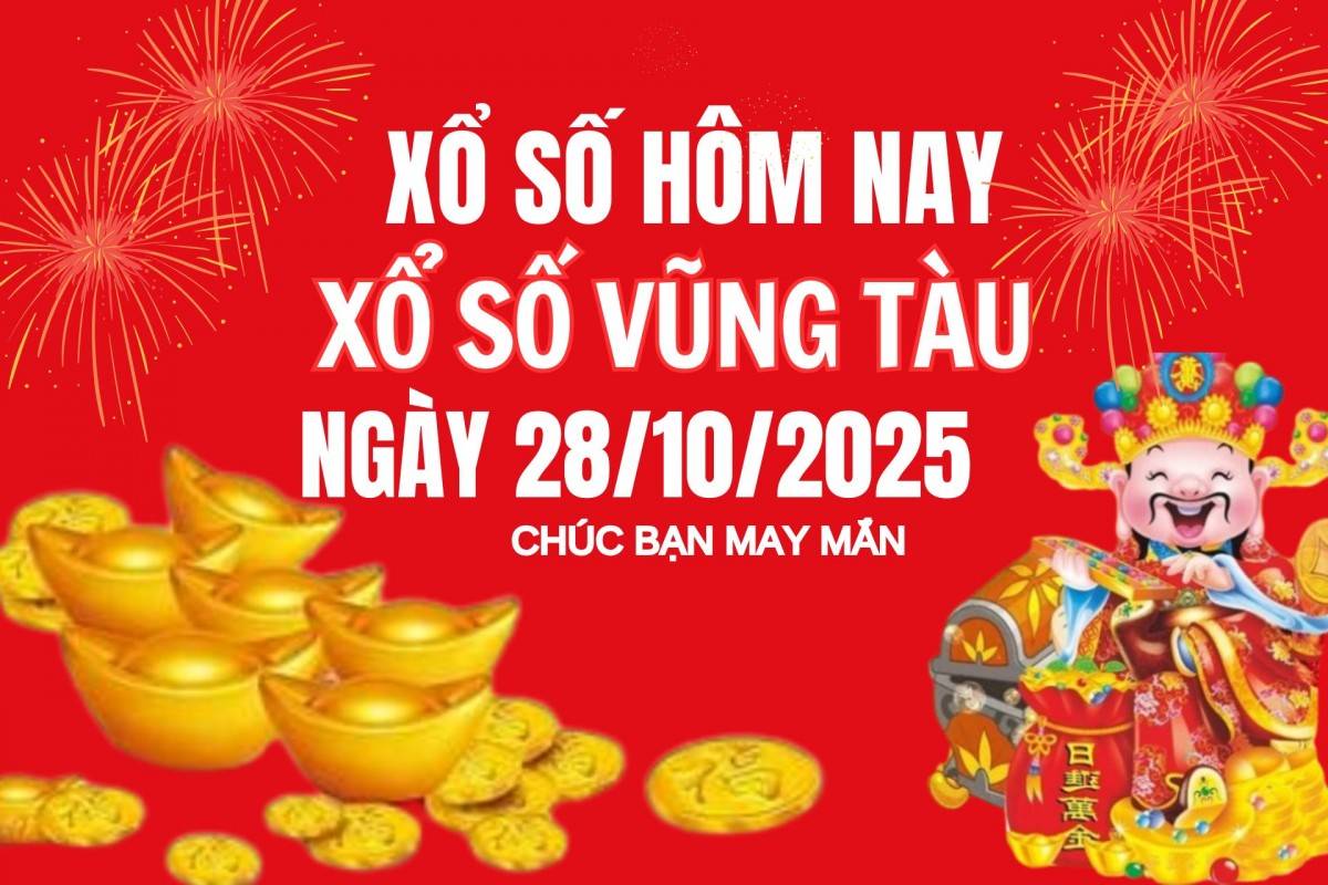 XSVT 21/10, Kết quả xổ số Vũng Tàu hôm nay 21/10/2025, Trực tiếp XSVT ngày 21 tháng 10 XSVT 21/10, Kết quả xổ số Vũng Tàu hôm nay 21/10/2025, Trực tiếp XSVT ngày 21 tháng 10