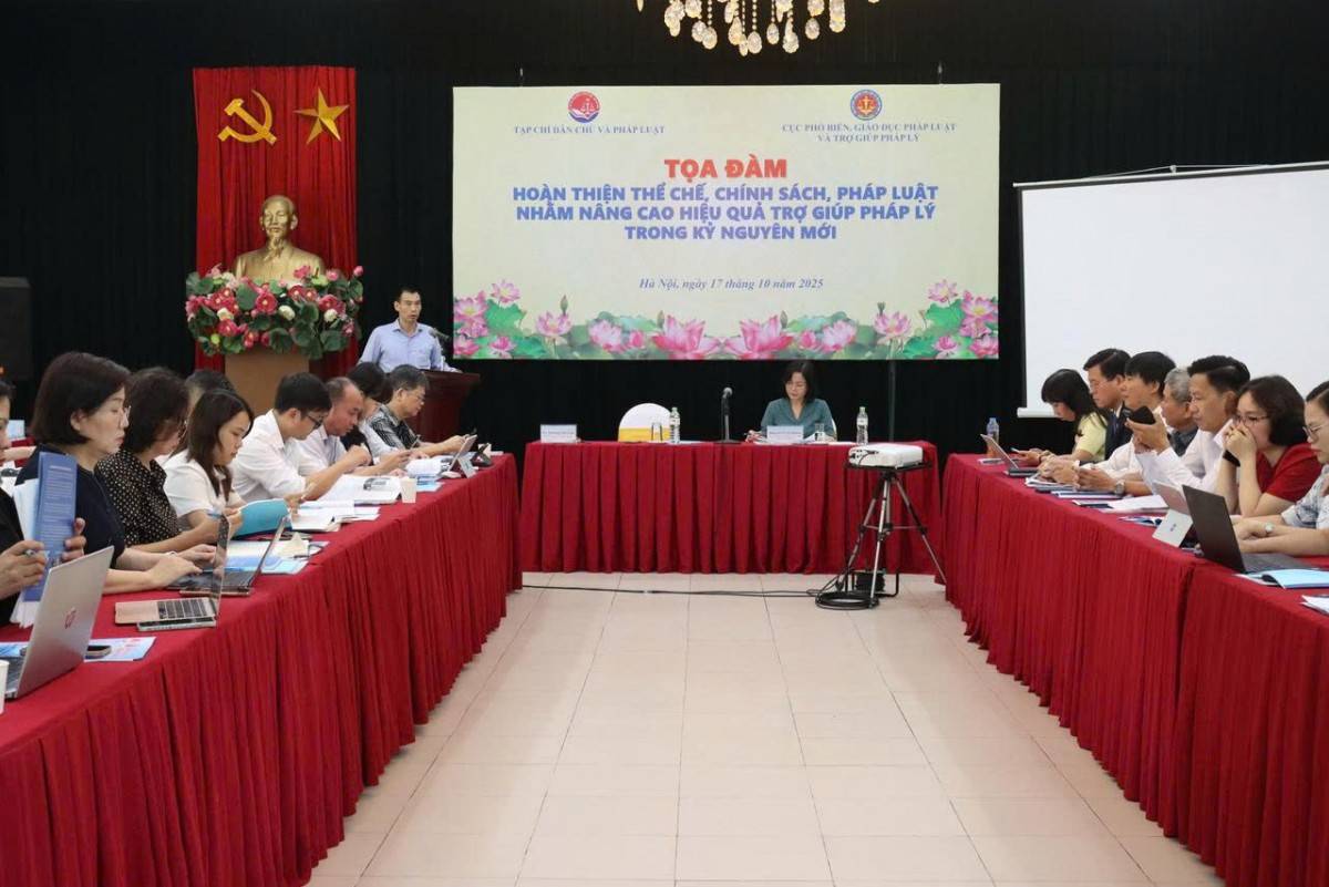 Hoàn thiện thể chế, chính sách nâng cao hiệu quả trợ giúp pháp lý trong kỷ nguyên mới