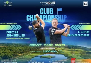 Đại sứ LIV golf Rick Shiels đến NovaWorld Phan Thiet Golf Club