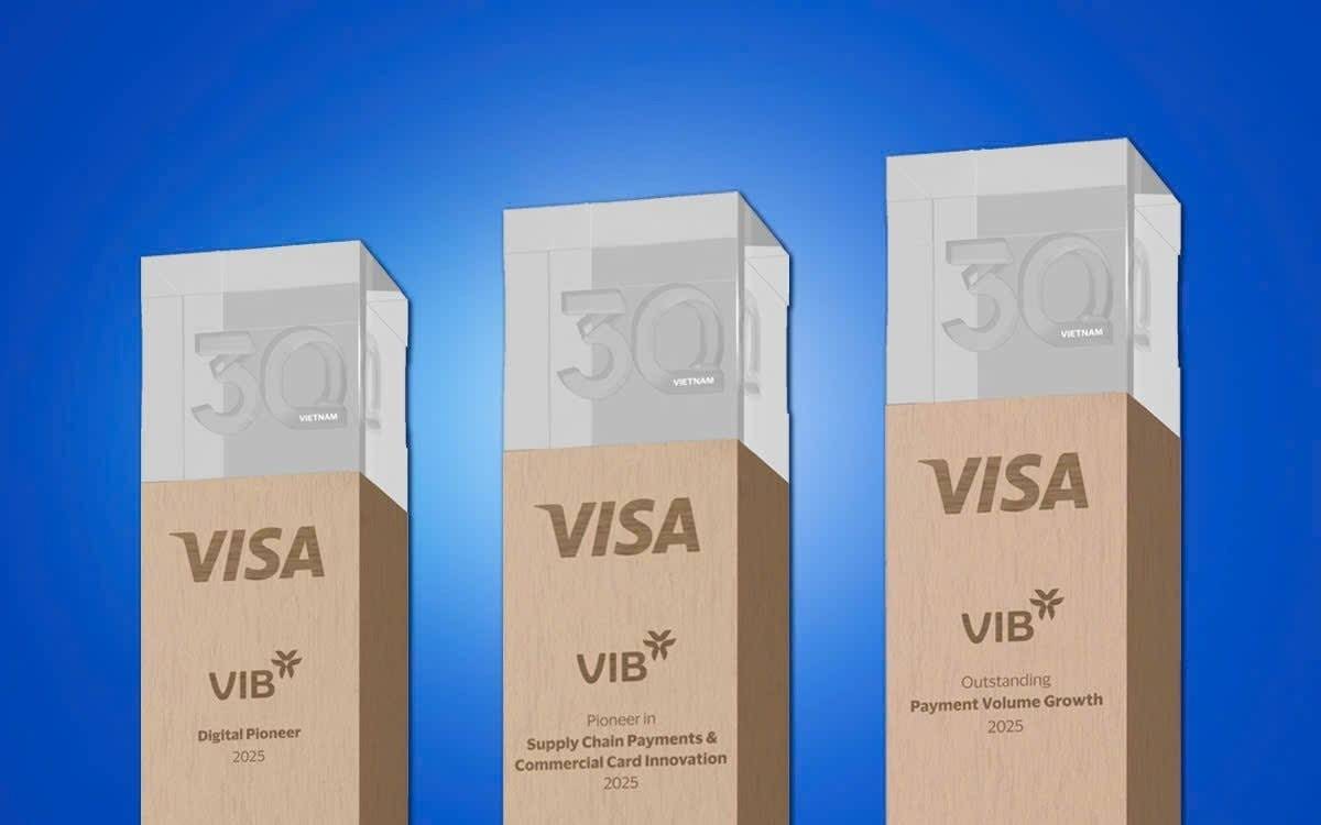 Tiên phong công nghệ và đổi mới: VIB nhận 3 giải thưởng từ Visa