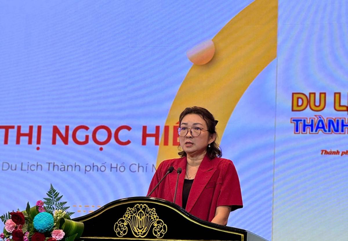 Phó Giám đốc Sở Du lịch TP. Hồ Chí Minh Bùi Thị Ngọc Hiếu
