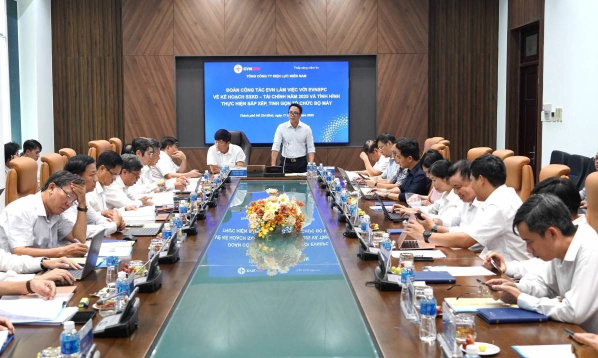 EVNSPC hoàn thành nhiều chỉ tiêu quan trọng, khẳng định vai trò trụ cột năng lượng phía Nam