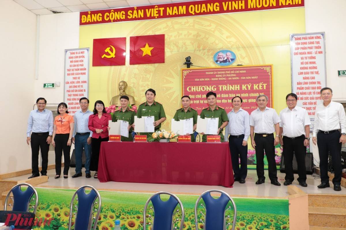 Phối hợp giữ vững an ninh: Tân Sơn Hòa, Tân Sơn Nhất, Hạnh Thông, An Nhơn cùng hành động