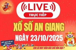 Trực tiếp: Xổ số An Giang hôm nay ngày 16/10/2025 - XSAG 16/10