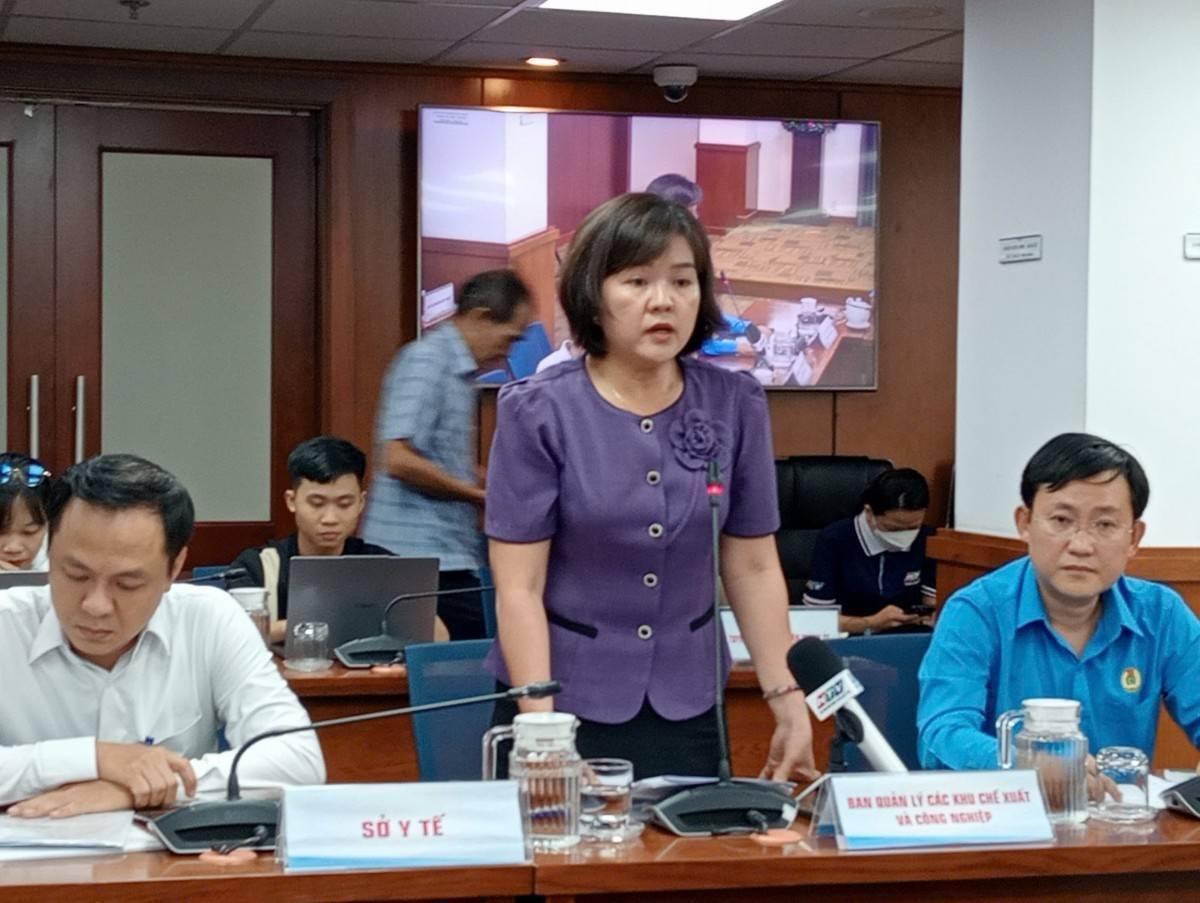 bà Nguyễn Võ Minh Thư - Phó Trưởng Ban Quản lý các Khu chế xuất và công nghiệp Thành phố (Hepza)