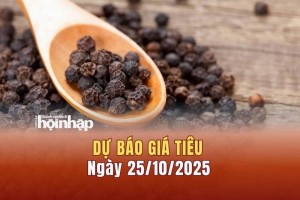 Dự báo giá tiêu 25/10: Tiêu trong nước "lao dốc"