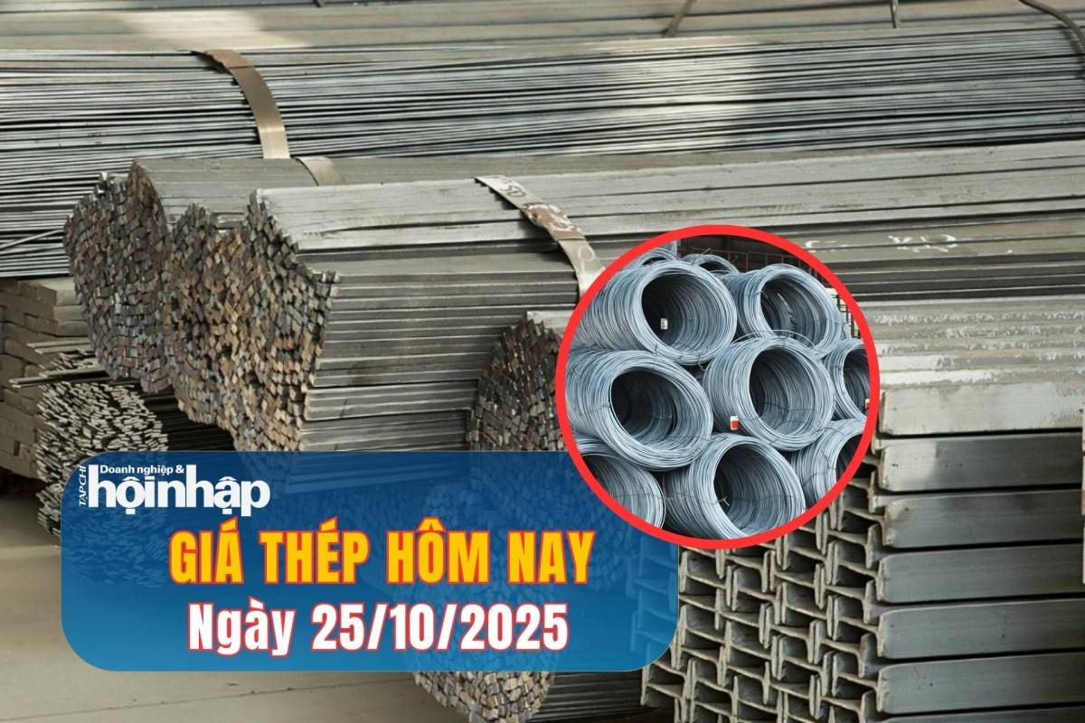 Giá thép hôm nay 25/10/2025: Giá thép hôm nay 25/10/2025: