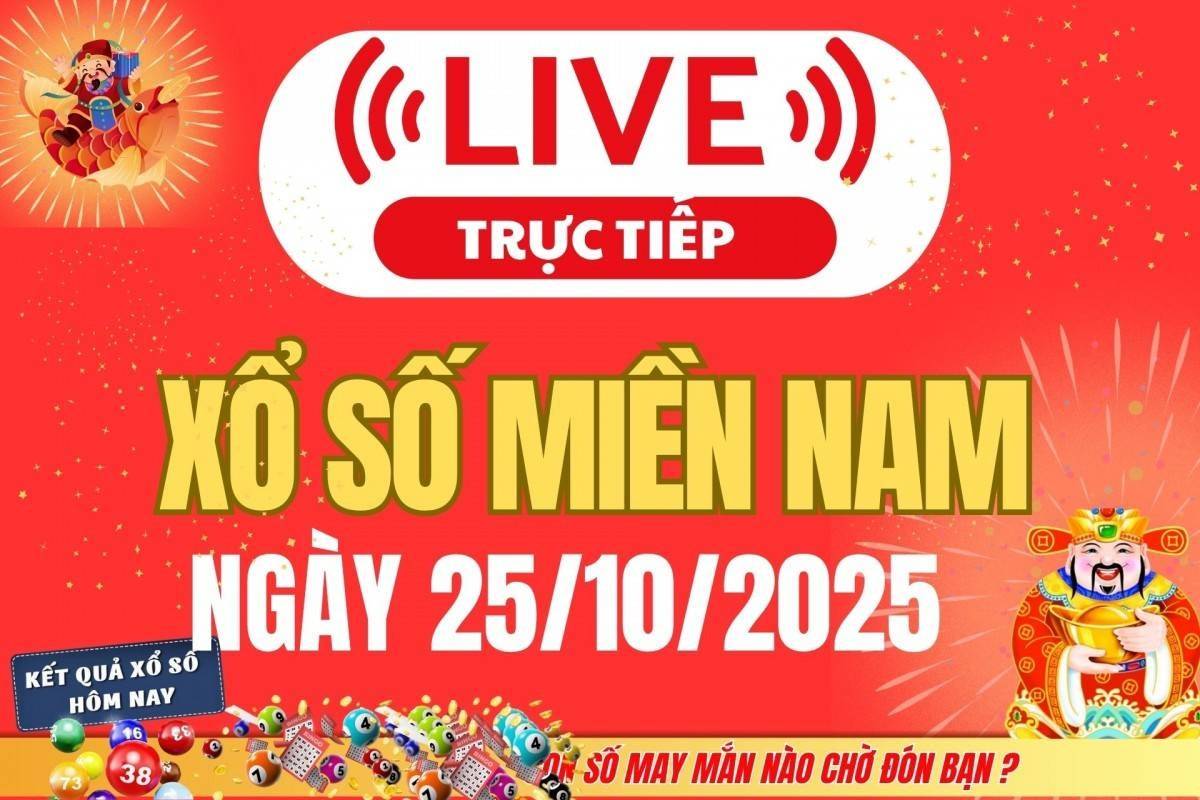 TRỰC TIẾP: Kết quả Xổ số miền Nam hôm nay 24/10/2025 - XSMN 24/10