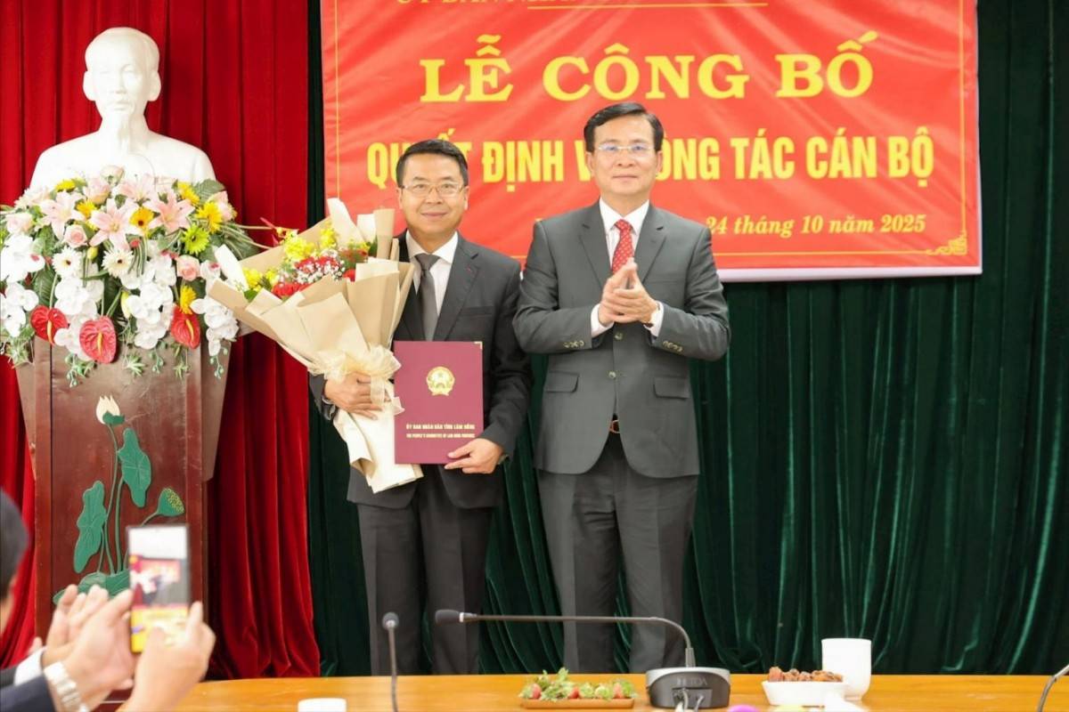 Lâm Đồng: Bổ nhiệm 4 vị trí lãnh đạo cấp sở Lâm Đồng: Bổ nhiệm 4 vị trí lãnh đạo cấp sở