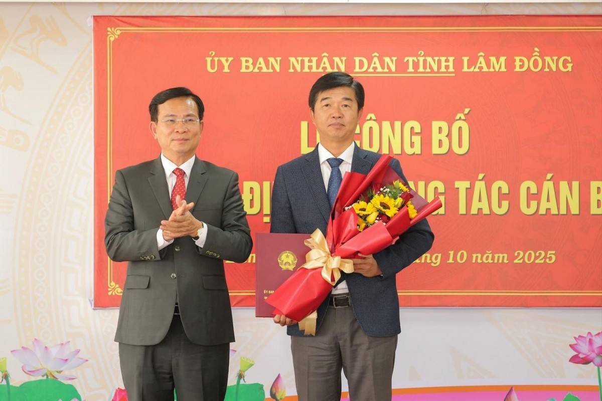 Lâm Đồng: Bổ nhiệm 4 vị trí lãnh đạo cấp sở Lâm Đồng: Bổ nhiệm 4 vị trí lãnh đạo cấp sở