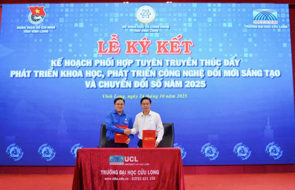 Sở Khoa học và Công nghệ, Tỉnh Đoàn ký kết kế hoạch tuyên truyền thúc đẩy phát triển KH - CN, ĐMST và CĐS Sở Khoa học và Công nghệ, Tỉnh Đoàn ký kết kế hoạch tuyên truyền thúc đẩy phát triển KH - CN, ĐMST và CĐS