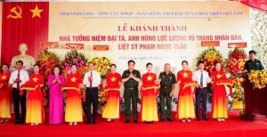 BIDV và dấu ấn tri ân qua công trình Nhà tưởng niệm Anh hùng LLVTND Phạm Ngọc Thảo