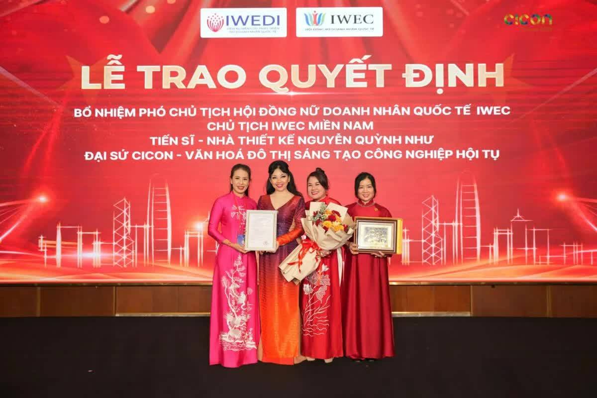 CICON 2025 ghi dấu bước ngoặt mới của NTK – TS danh dự Nguyễn Quỳnh Như