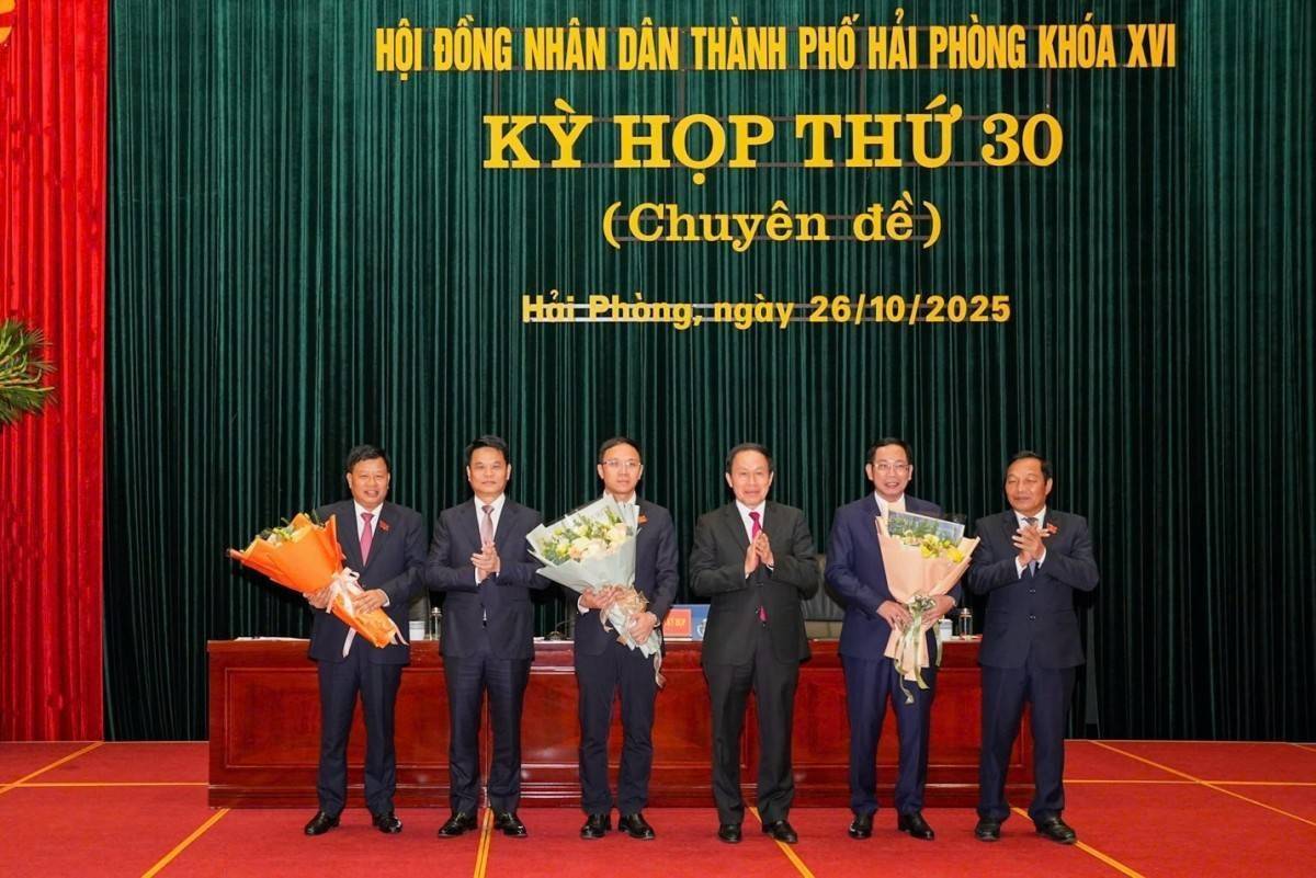 Hải Phòng kiện toàn nhân sự chủ chốt HĐND, UBND thành phố: Tăng tốc hoàn thành mục tiêu phát triển năm 2025