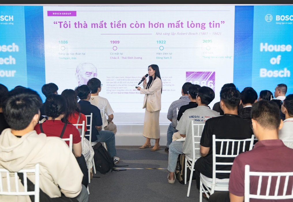 Bosch Việt Nam: Nuôi dưỡng thế hệ sáng tạo trẻ, kiến tạo tương lai đổi mới Bosch Việt Nam: Nuôi dưỡng thế hệ sáng tạo trẻ, kiến tạo tương lai đổi mới