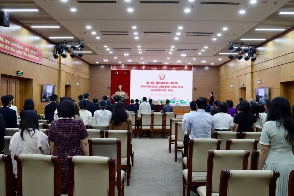 Ban Chính sách, chiến lược Trung ương tổ chức Đại hội Thi đua yêu nước