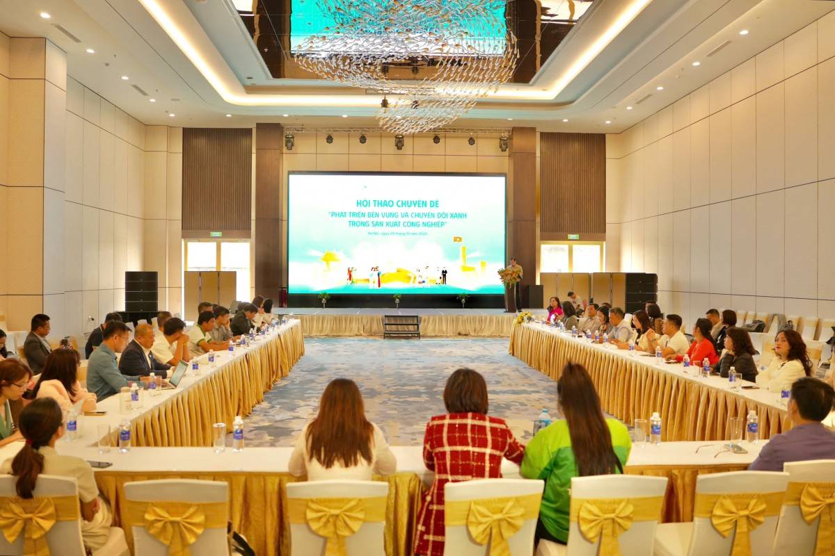 Chuyển đổi xanh trong sản xuất công nghiệp: Lan tỏa tinh thần đổi mới Chuyển đổi xanh trong sản xuất công nghiệp: Lan tỏa tinh thần đổi mới