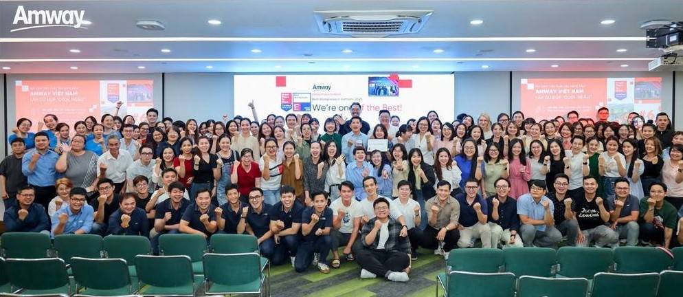 Amway Việt Vam đứng top 9 nơi làm việc xuất sắc hàng đầu châu á