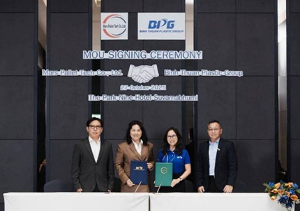 Tập đoàn nhựa Bình Thuận bắt tay Mars Thái Lan hình thành liên doanh BMG – Khởi tạo giải pháp Pallet xanh cho mạng lưới logistics toàn cầu