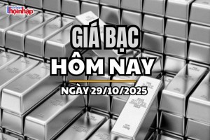 Giá bạc hôm nay 29/10/2025: Giá bạc trong nước trái chiều