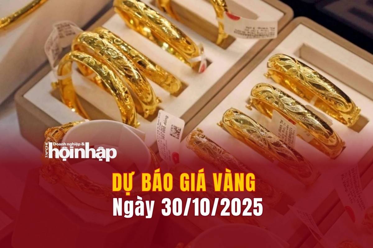 Dự báo giá vàng 30/10/2025 Dự báo giá vàng 30/10/2025