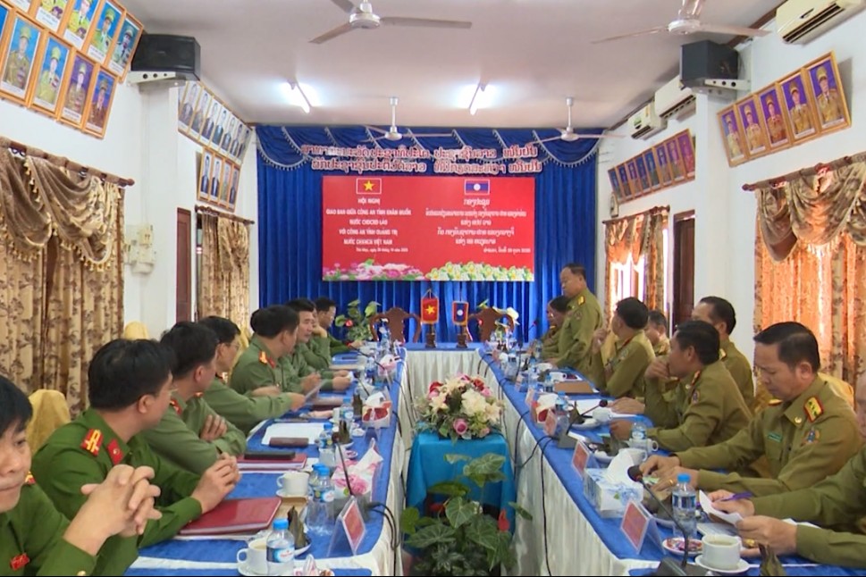 Công an Quảng Trị và Khăm Muồn (Lào) tăng cường hợp tác bảo đảm an ninh trật tự