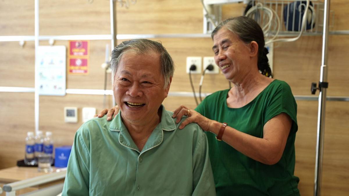 Bệnh nhân Trần Thật Thành ổn định sức khỏe sau can thiệp  Bệnh nhân Trần Thật Thành ổn định sức khỏe sau can thiệp