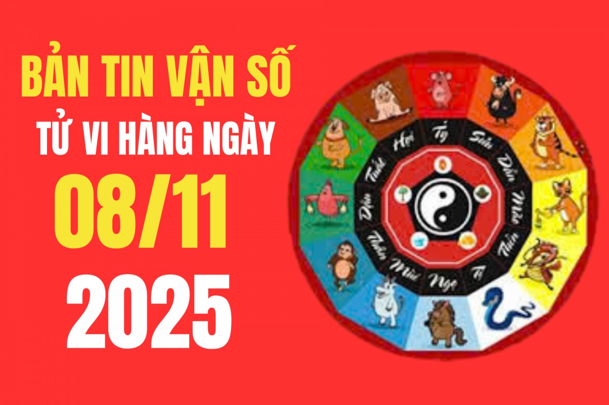 Tử vi - Vận số ngày 08/11/2025: Cát khí lan tỏa, tài lộc và công danh cùng thăng hoa