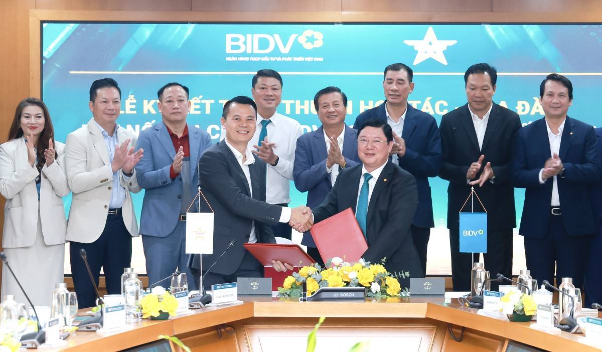 BIDV tăng cường hợp tác với các doanh nghiệp Sao Vàng đất Việt BIDV tăng cường hợp tác với các doanh nghiệp Sao Vàng đất Việt
