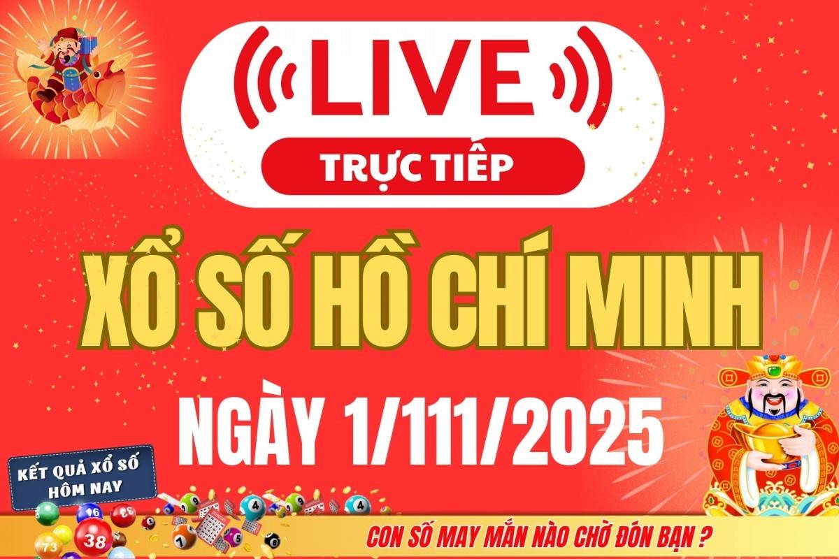 TRỰC TIẾP: Xổ số Hồ Chí Minh hôm nay ngày 27/10/2025 - XSHCM 27/10 TRỰC TIẾP: Xổ số Hồ Chí Minh hôm nay ngày 27/10/2025 - XSHCM 27/10