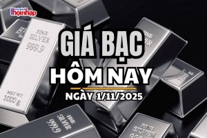 Giá bạc hôm nay 3/11/2025: Phiên đầu tuần, giá bạc trong nước và thế giới dao động nhẹ