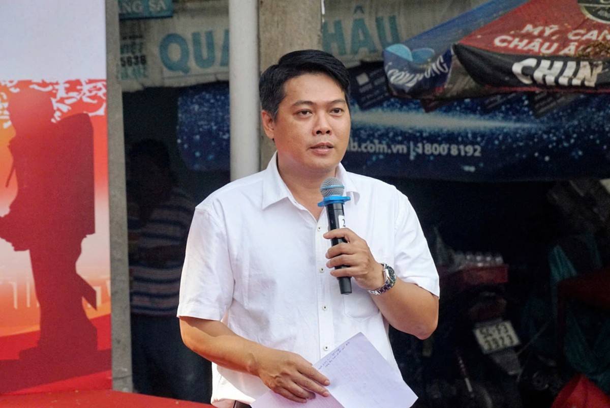 ông Nguyễn Hùng Hậu - Chủ tịch UBND phường Xuân Hòa 