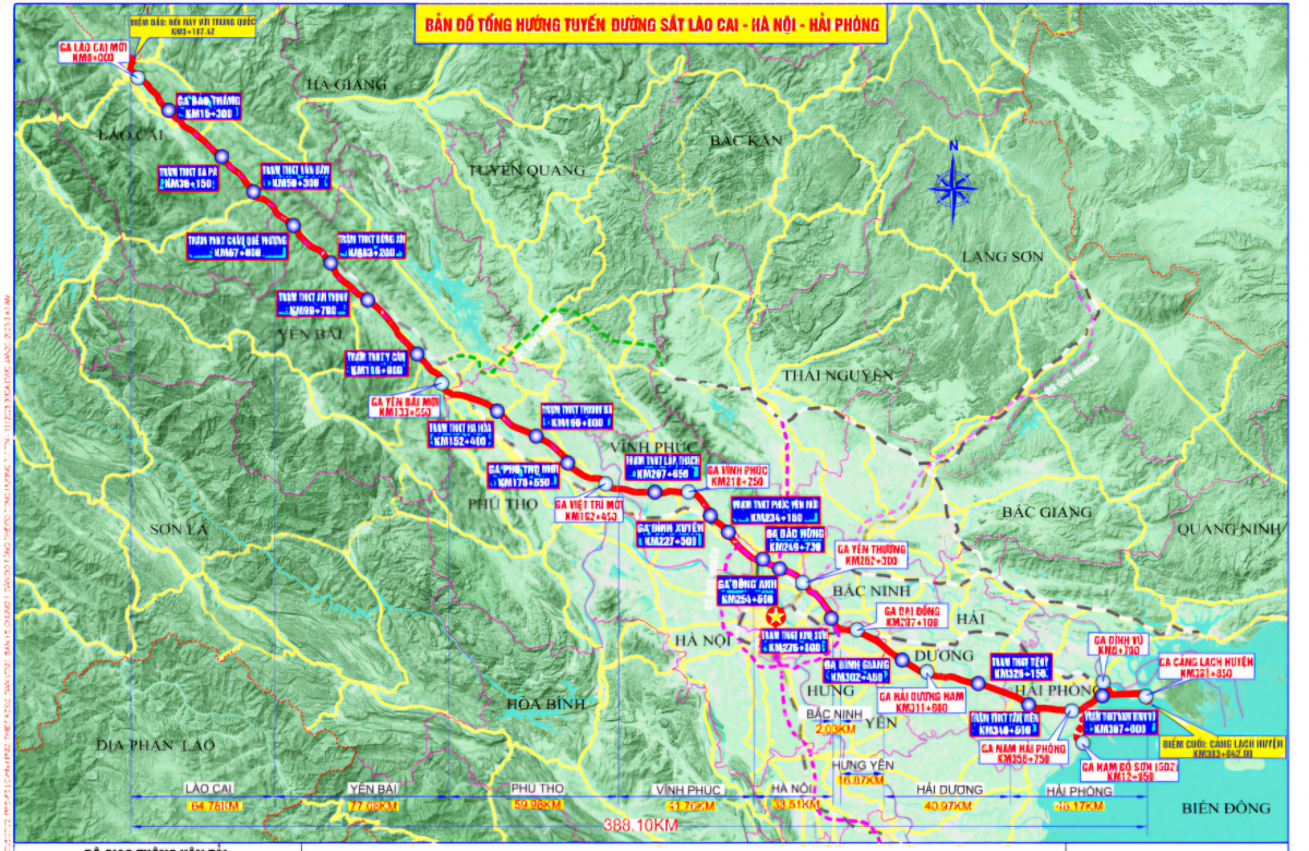 Phú Thọ đẩy nhanh giải phóng mặt bằng dự án đường sắt Lào Cai - Hà Nội - Hải Phòng