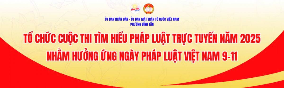 Phường Bình Tân( TP. Hồ Chí Minh): Phát động Cuộc thi “Tìm hiểu pháp luật trực tuyến năm 2025”