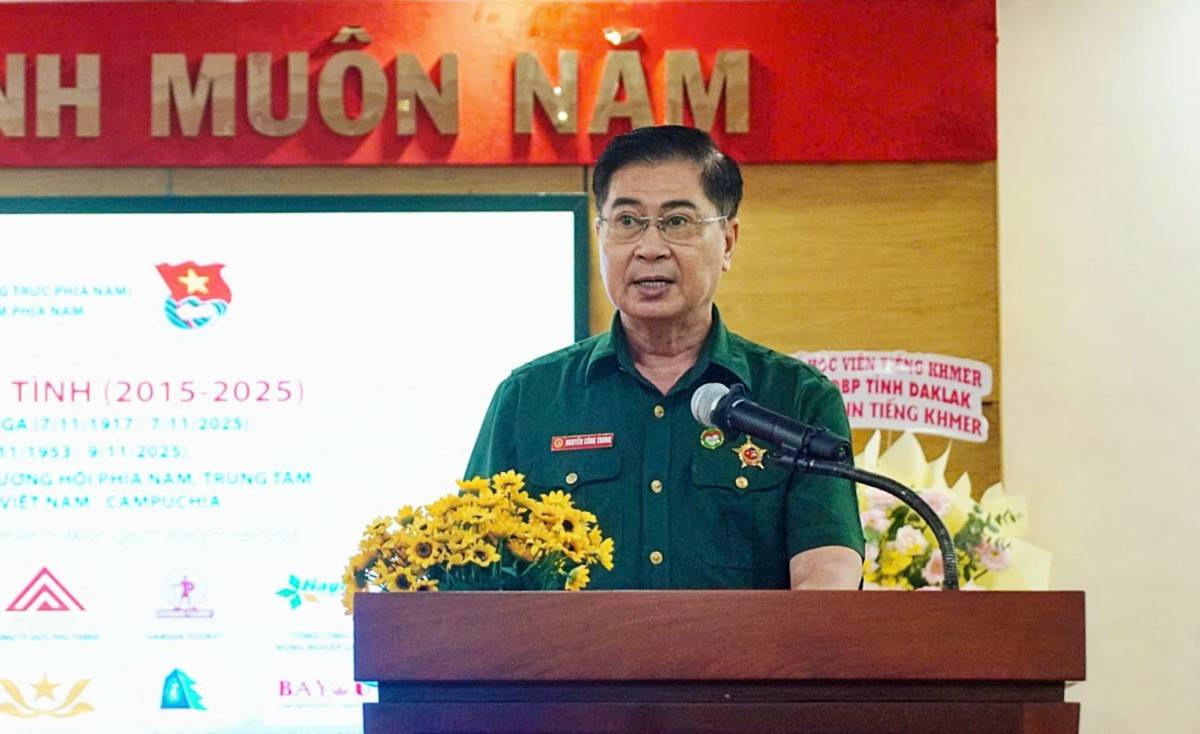 ông Nguyễn Công Trung, Ủy viên Ban Chấp hành Trung ương Hội Hữu nghị Việt Nam – Campuchia 