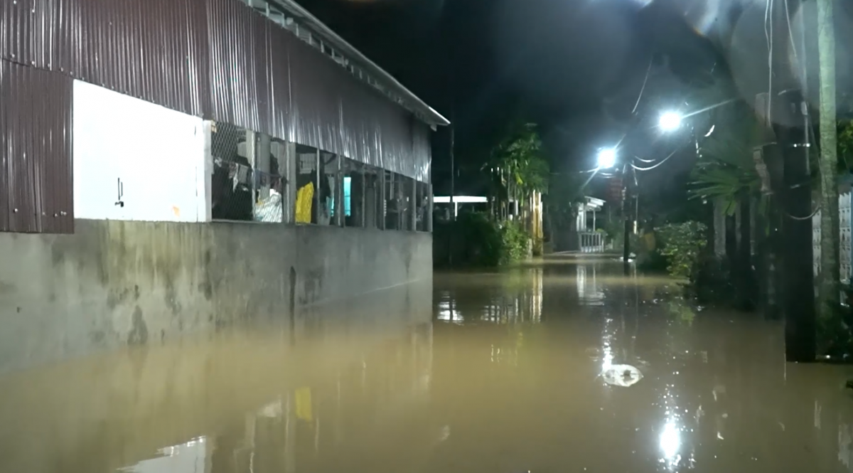 Quảng Trị: Huy động 250 cán bộ, chiến sỹ công an, quân đội di dời hơn 100 hộ dân ở xã Cam Lộ bị ngập lụt