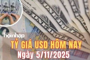Tỷ giá USD hôm nay 5/11/2025: Đồng USD tiếp đà tăng
