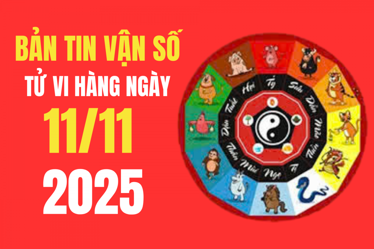 Tử vi - Vận số ngày 11/11/2025: Mặc màu trắng hoặc xanh nước biển để chiêu tài an vận