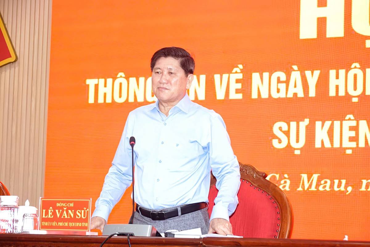 Phó Chủ tịch UBND tỉnh Cà Mau Lê Văn Sử