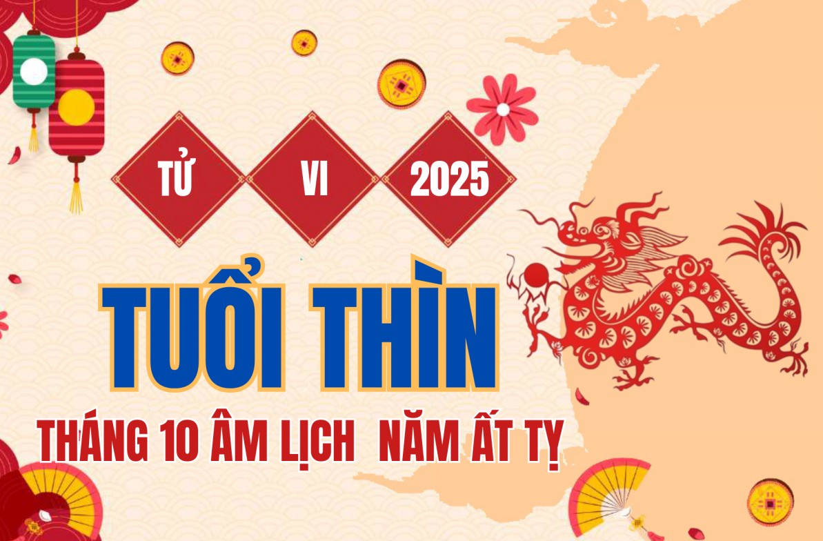 Tử vi tuổi Thìn tháng 10 (âm lịch) năm 2025: Cát tinh Tử Vi soi đường, vận quý nhân khởi sắc