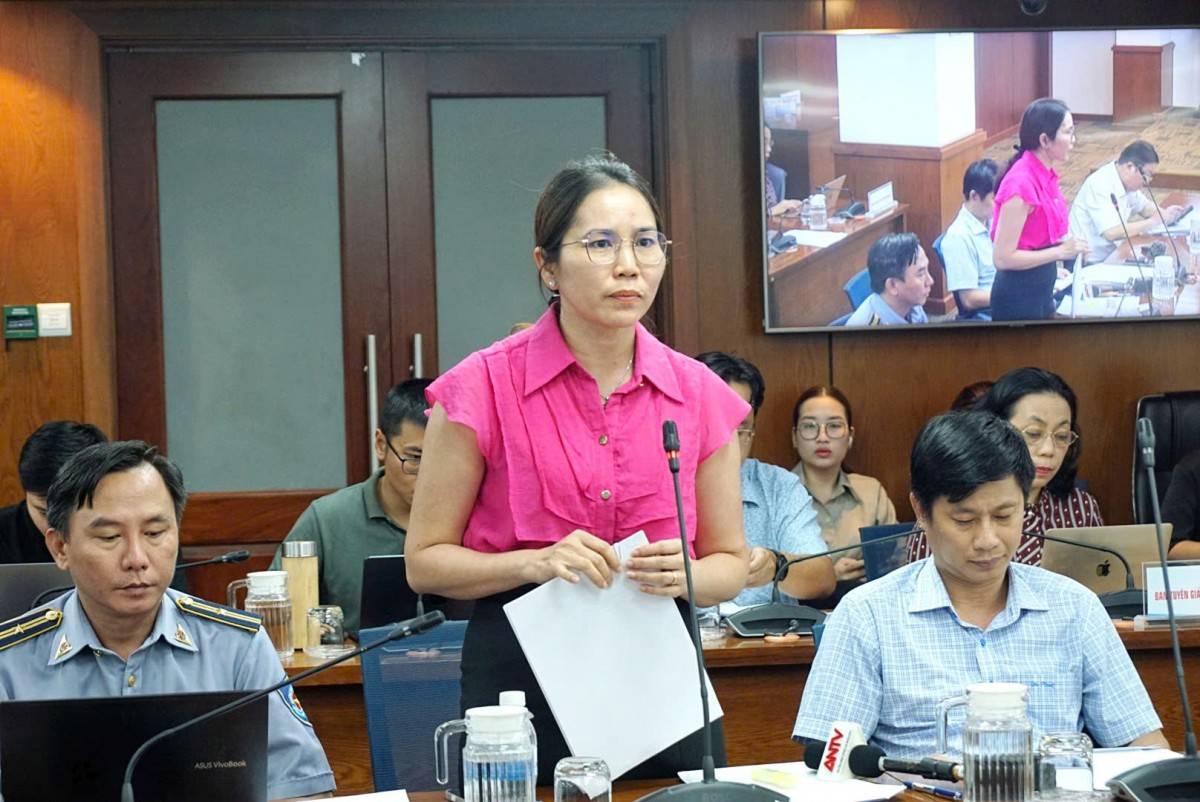 bà Mạc Thị Nga - Chi cục trưởng Chi cục Thủy sản và Kiểm ngư, Sở Nông nghiệp và Môi trường TP. Hồ Chí Minh