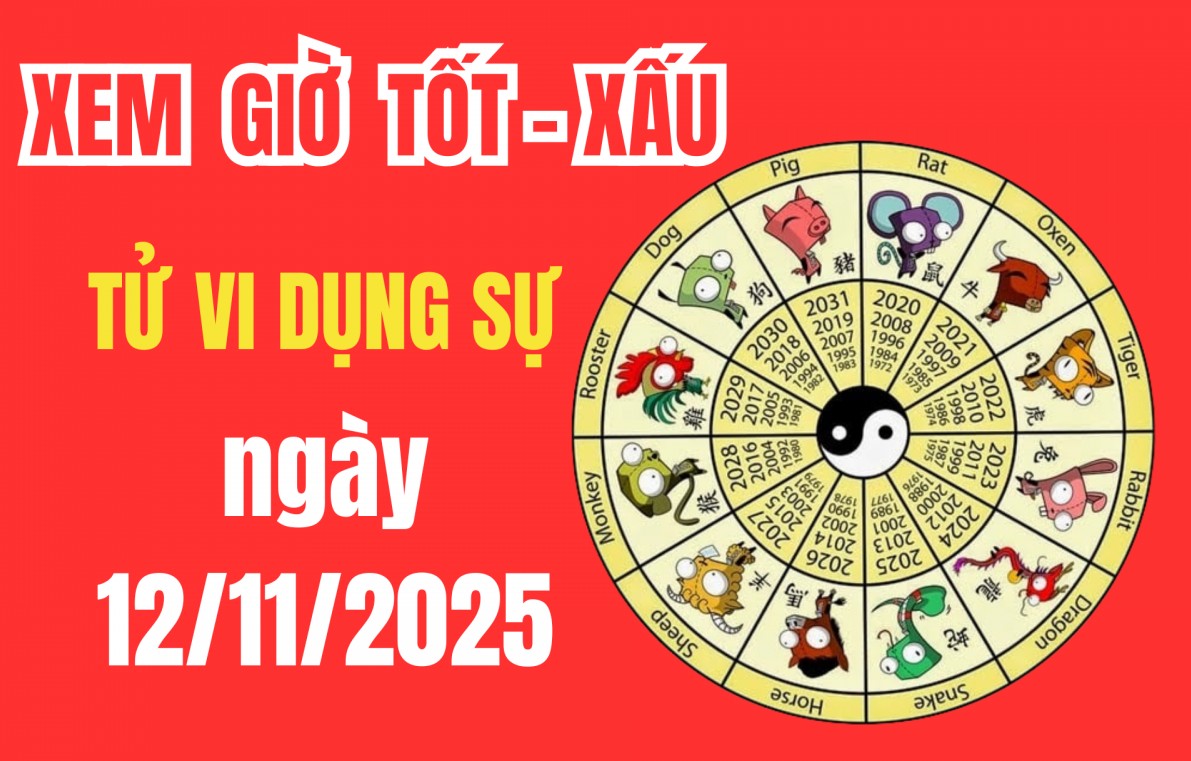 Tử vi hôm nay ngày 12/11/2025: Có tốt để cưới hỏi, động thổ, mở hàng, ký hợp đồng hay không?