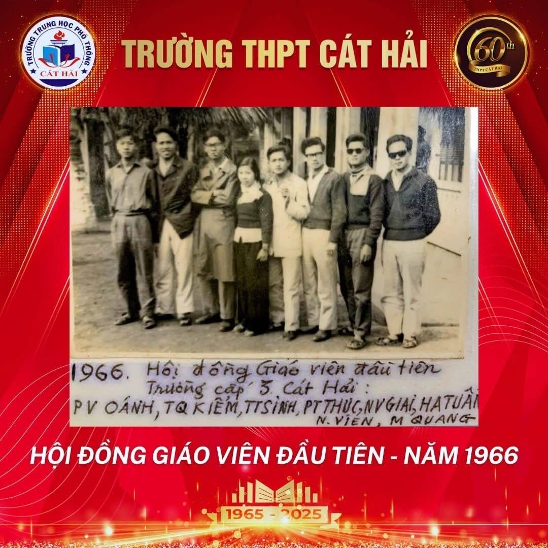 THPT Cát Hải – 60 Năm vang danh mái trường đầu sóng (1965 – 2025)