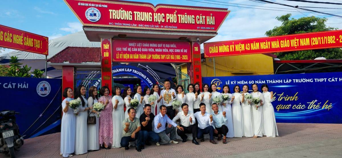 THPT Cát Hải – 60 Năm vang danh mái trường đầu sóng (1965 – 2025)