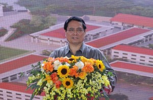 Thủ tướng Phạm Minh Chính dự lễ khởi công xây dựng 72 trường học vùng biên