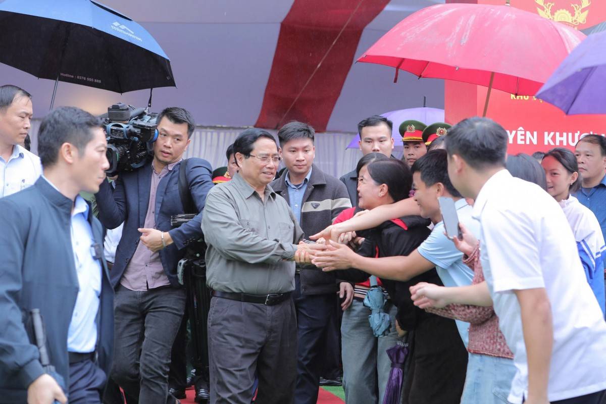 Thủ tướng Phạm Minh Chính dự lễ khởi công xây dựng 72 trường học vùng biên