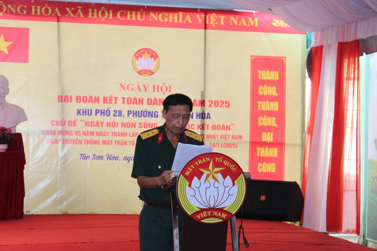 Khu phố 28, phường Tân Sơn Hòa: Lan tỏa sức mạnh đại đoàn kết toàn dân