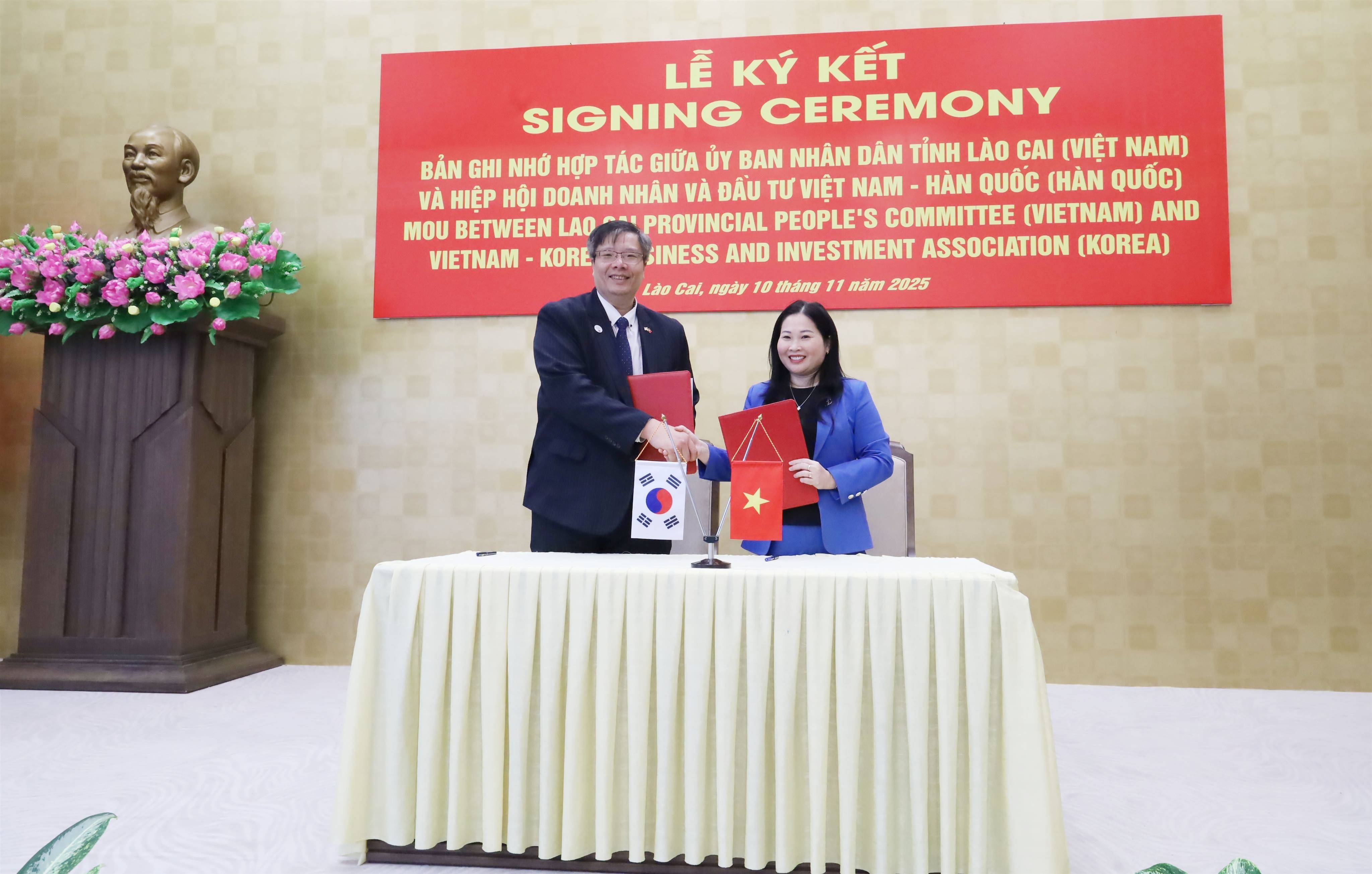 Hợp tác Lào Cai - VKBIA: Cơ hội mới cho đầu tư, thương mại và du lịch bền vững